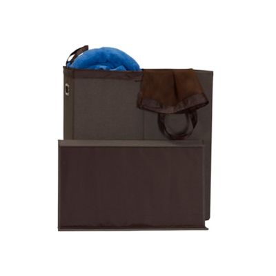 Image showing  Collapsible Double Laundry Sorter, Black