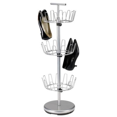 Image showing  3-Tier Revolving Shoe Rack, 38 in. x 12 in. x 12 in.