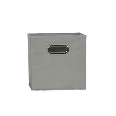 Image showing  Gray Open Fabric Cube Storage Bins, 11 in. x 11 in. x 11 in., 6 pc.