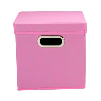 Image showing  Pink Storage Cubes, 11 in. x 11.4 in. x 11.4 in., 2 pc.