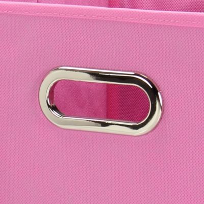 Image showing  Pink Storage Cubes, 11 in. x 11.4 in. x 11.4 in., 2 pc.