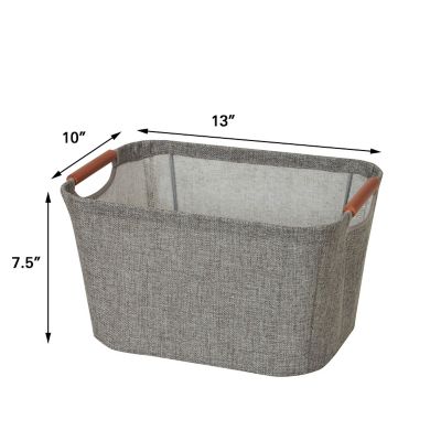 Image showing  Small Tapered Soft Side Storage Bin, 7.5 in.