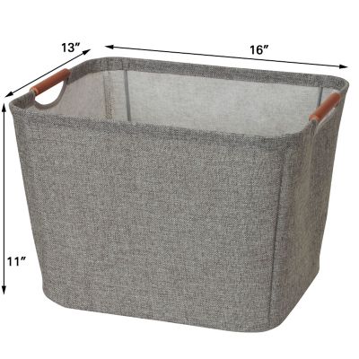 Image showing  Medium Tapered Soft Side Storage Bin, 11 in.