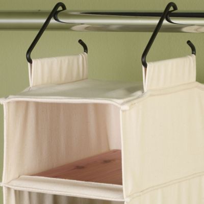 Image showing  10-Shelf Cedarline Wide Hanging Shoe Organizer, 50 in. x 8.5 in. x 12 in.