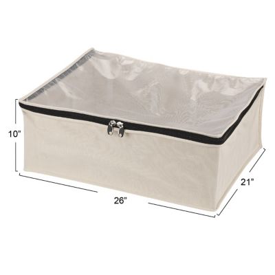 Image showing  Cedarline Blanket Storage Bag, 10 in. x 26 in. x 21 in., Natural