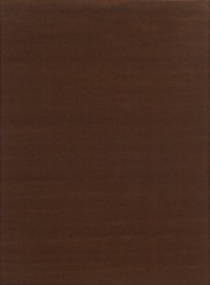 Foss Floors Polyester Indoor/Outdoor Rib Area Rug, 6 ft. x 8 ft., Chocolate