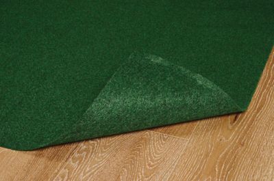 Image showing  Dilour Polyester Indoor/Outdoor Rug, 6 ft. x 8 ft., Green