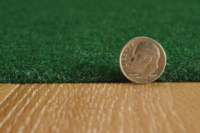 Image showing  Dilour Polyester Indoor/Outdoor Rug, 6 ft. x 8 ft., Green