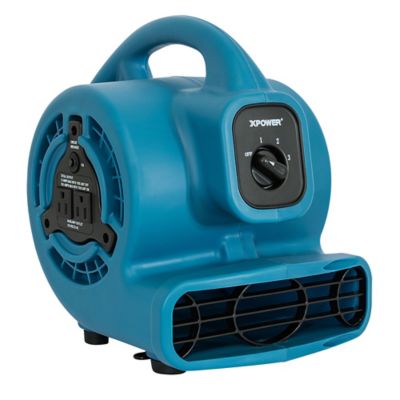 XPOWER P80A 7 in. Indoor Multi-Purpose Mini Mighty Air Mover, 600 CFM