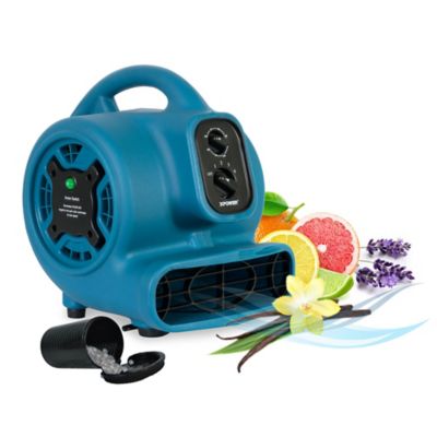 XPOWER 3-Speed Indoor Freshen Aire Scented Air Mover with Ionizer, 2,000 CFM