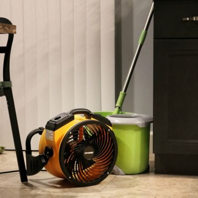 Image showing  12 in. 4-Speed Indoor FC100 1,100 CFM Portable Multi-Purpose Fan