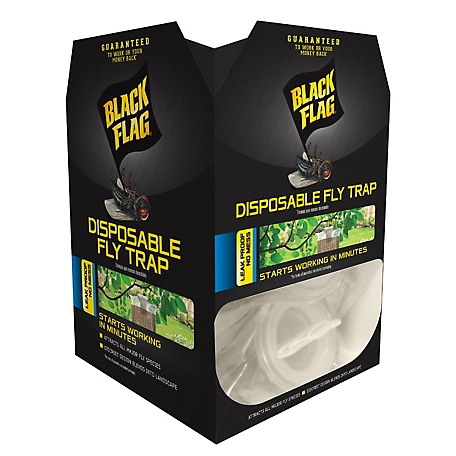 Black Flag Disposable Outdoor Fly Trap