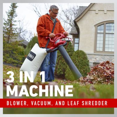 Image showing  340 CFM Ultra Corded Electric Leaf Blower/Vac