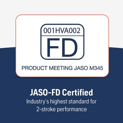 Image showing  2.6 fl. oz. XP+ 2-Stroke Oil, Synthetic Blend Engine Oil with Fuel Stabilizer, 2 Cycle Oil, 593271601