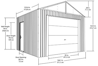 Image showing  12 ft. x 10 ft. Everest Garage