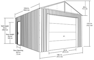 Image showing  12 ft. x 15 ft. Everest Garage