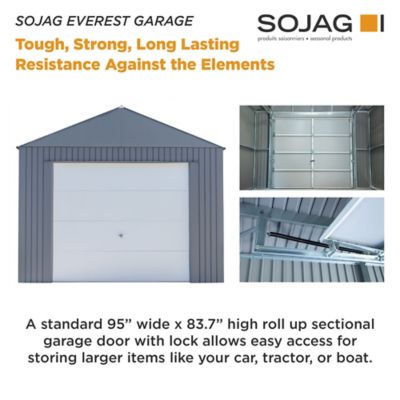 Image showing 8 th Sojag Everest 12 ft. x 30 ft. Garage