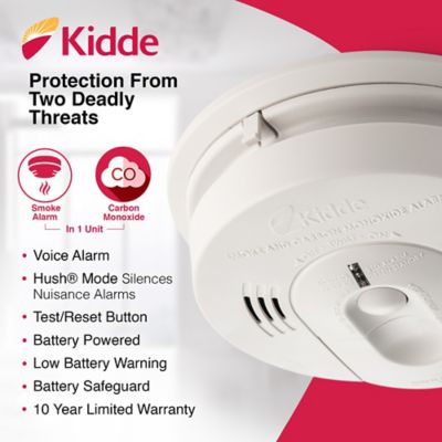 Image showing  Intelligent Detector Combinations Smoke Alarm, Front-Load Battery, Voice Warning