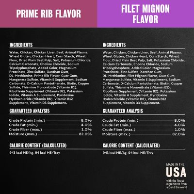 Image showing 8 th Cesar Adult Small Breed Filet Mignon, NY Strip and Prime Rib Filets in Gravy Wet Dog Food Variety Pack, 3.5 oz., 24 pk.