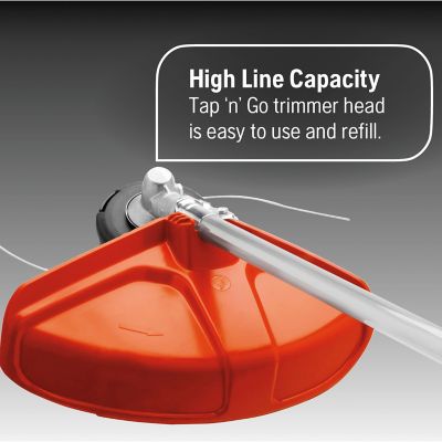 Image showing 6 th Husqvarna 122LK 17 in. 22cc Straight Shaft Gas String Trimmer, 2-Cycle