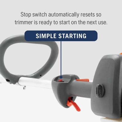 Image showing 7 th Husqvarna 122LK 17 in. 22cc Straight Shaft Gas String Trimmer, 2-Cycle