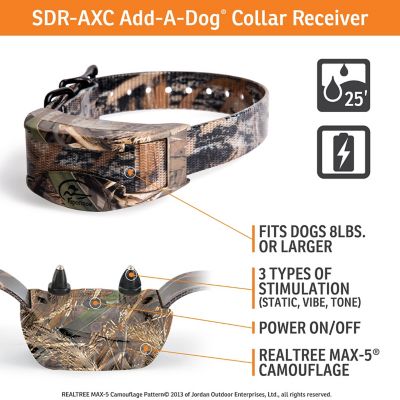 Image showing  SD425XCAMO X-Series Rechargeable Modify-a-Dog Collar