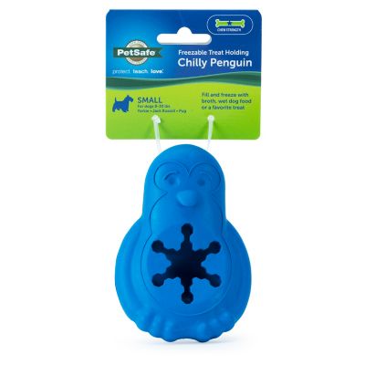 PetSafe Freezable Treat Holding Chilly Penguin, Small