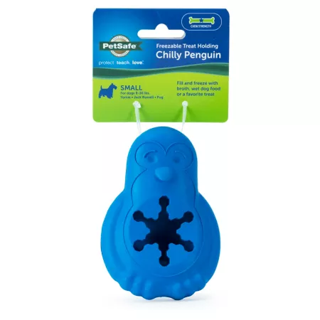 PetSafe Freezable Treats Holding a Cold Penguin Small Dog Chew Toys