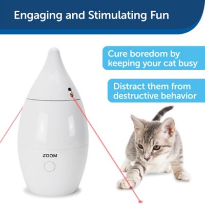 Image showing  Zoom Rotating Laser Cat Toy - Includes 2 Interactive Laser Lights
