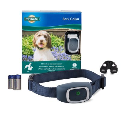 PetSafe Basic Adjustable Bark Control Dog Collar, for Small Medium or Large Dogs 8 lb. and Up, Waterproof