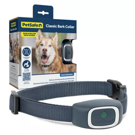 PetSafe Basic Adjustable Waterproof Anti-Bark Dog Collar for Small Medium or Large Dogs 8 lbs and Up Bark Collars