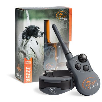 PetSafe SportHunter 1225X Rechargeable Remote Dog Training Collar, 3/4 Mile Range, for Dogs 8 lb. or Larger I started hunting my GSP pup when he was 6 months