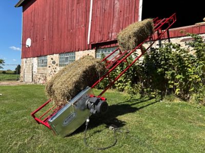 Image showing 7 th Hayrite 16 ft. Bale Elevator, No. 55 Chain, 3/4 HP Motor