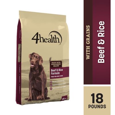 4health with Wholesome Grains Adult Beef and Rice Formula Dry Dog Food