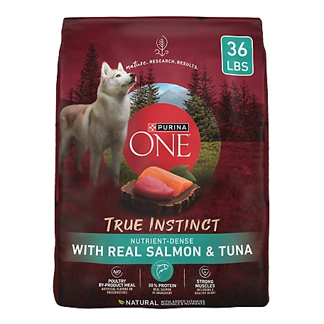 Purina ONE True Instinct With Real Salmon and Tuna Natural High Protein Dog Food Dry Formula