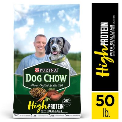 high protein dog food