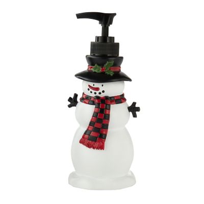 SKL Home Woodland Winter Lotion and Soap Dispenser, 7.87 in. x 2.83 in. x 2.83 in.