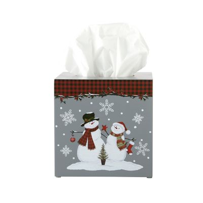 SKL Home Woodland Winter Holiday Tissue Dispenser