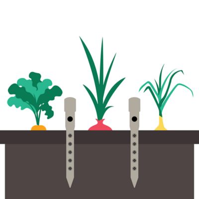 Image showing 5 th Green King 8 in. Deep Drip Watering Stakes, 2-Pack