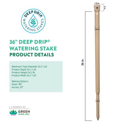 Image showing  36 in. Deep Drip Watering Stakes, 3 pc.