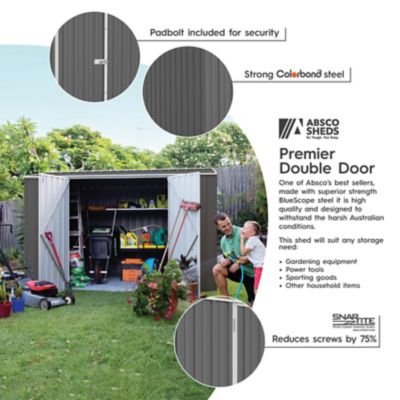 Image showing 6 th ABSCO 10 x 7ft. Premier Metal Shed