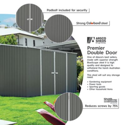 Image showing  10 ft. x 10 ft. Premier Metal Shed