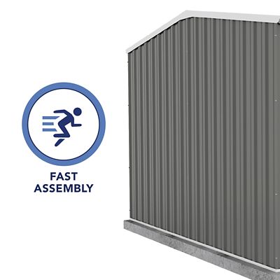 Image showing 6 th ABSCO 10 x 10ft. Premier Metal Shed