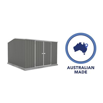 Image showing 7 th ABSCO 10 x 10ft. Premier Metal Shed