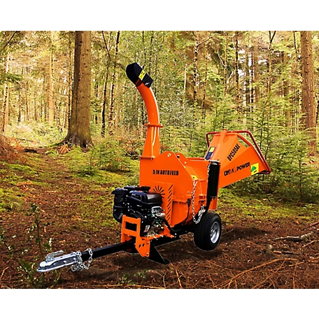 DK2 Power 5.25 in. 14HP AUTO feed Electric start wood chipper with KOHLER Command Pro Gas engine