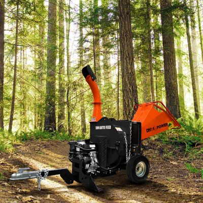 Image showing 20 th DK2 Power 5.25 in. Diameter 429cc Gas 14 HP Wood Chipper, Electric Start, Auto Feed, KOHLER Command Pro engine