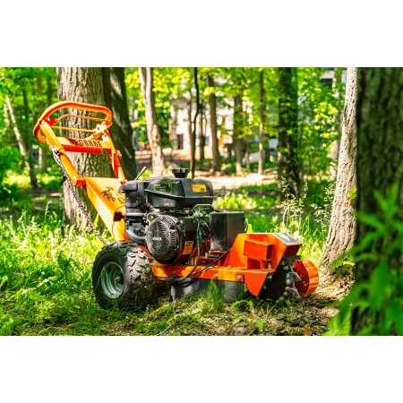 DK2 Power Electric Start Stump Grinder 14 HP with KOHLER Command Pro Gas Engine 14 in x 4 in. Brush & Root Removal