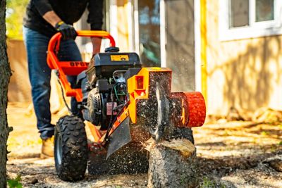 Image showing 11 th DK2 Power 14 HP Electric Start Stump Grinder with KOHLER Command Pro Gas Engine, 14 in. x 4 in.