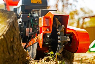 Image showing 15 th DK2 Power 14 HP Electric Start Stump Grinder with KOHLER Command Pro Gas Engine, 14 in. x 4 in.