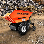 DK2 Power 1,100 lb. Capacity 48-Volt Electric Battery Powered Hydraulic Dump Cart with Oversized All-Terrain ATV Tires Price pending